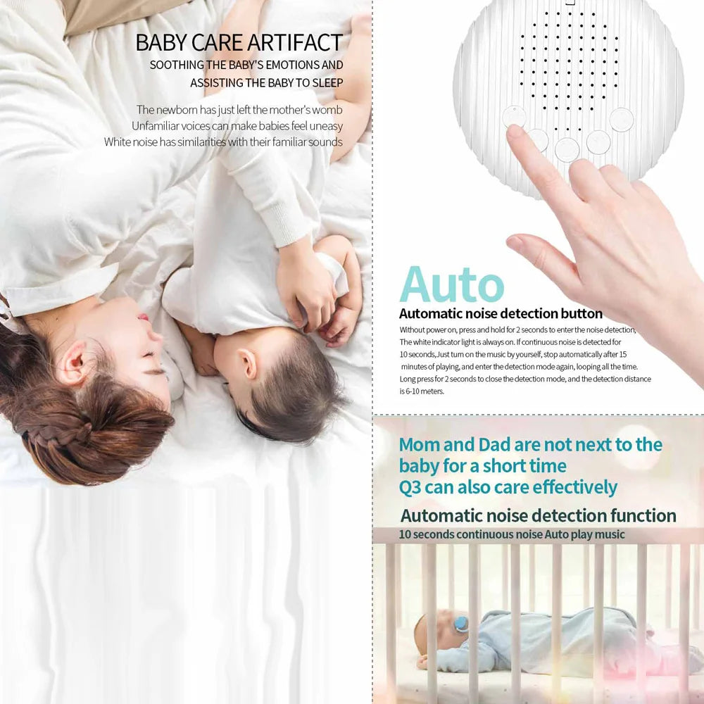 White Noise Sound Machine | Portable Sleep Sound Therapy Device