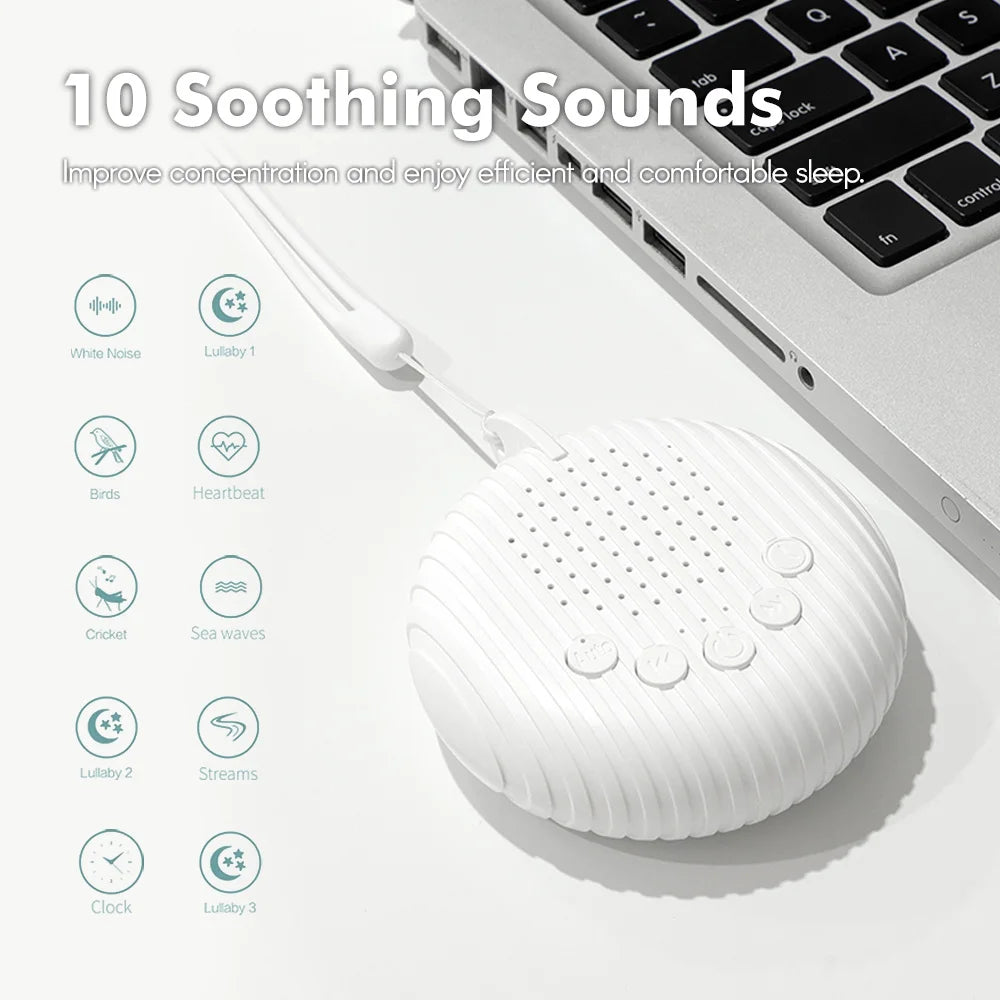 White Noise Sound Machine | Portable Sleep Sound Therapy Device