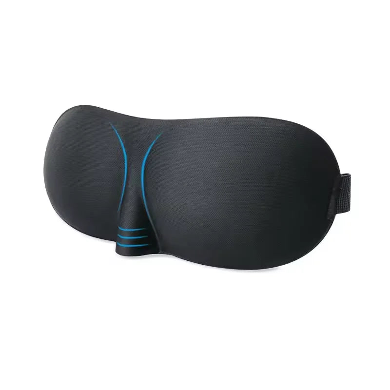 3D Sleep Eye Mask | 100% Light Blocking, Pressure-Free Contoured Fit