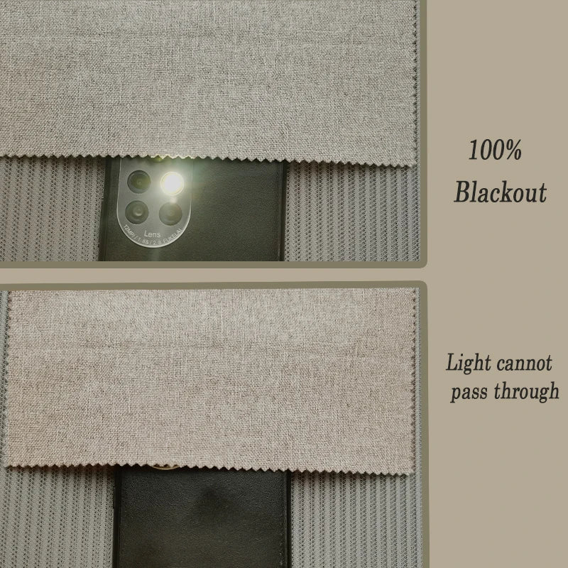 Blackout Curtains | Nod & Slumber Linen Look Bedroom Drapes