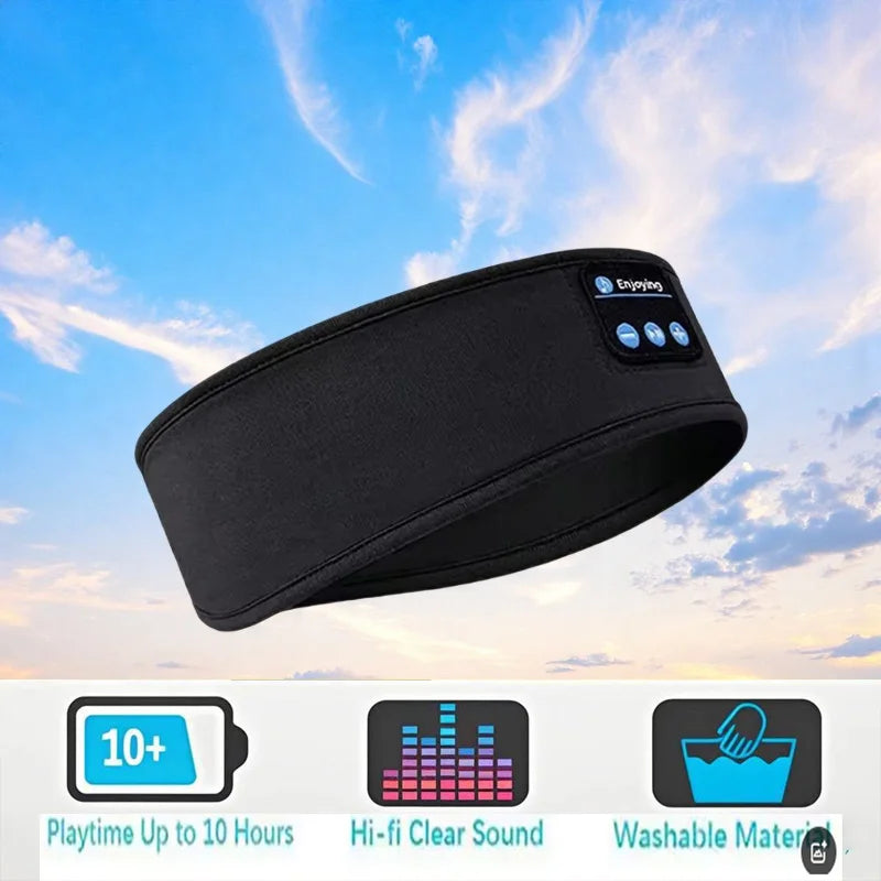 Sleep Headphones Bluetooth Headband | Wireless Music Eye Mask for Sleep
