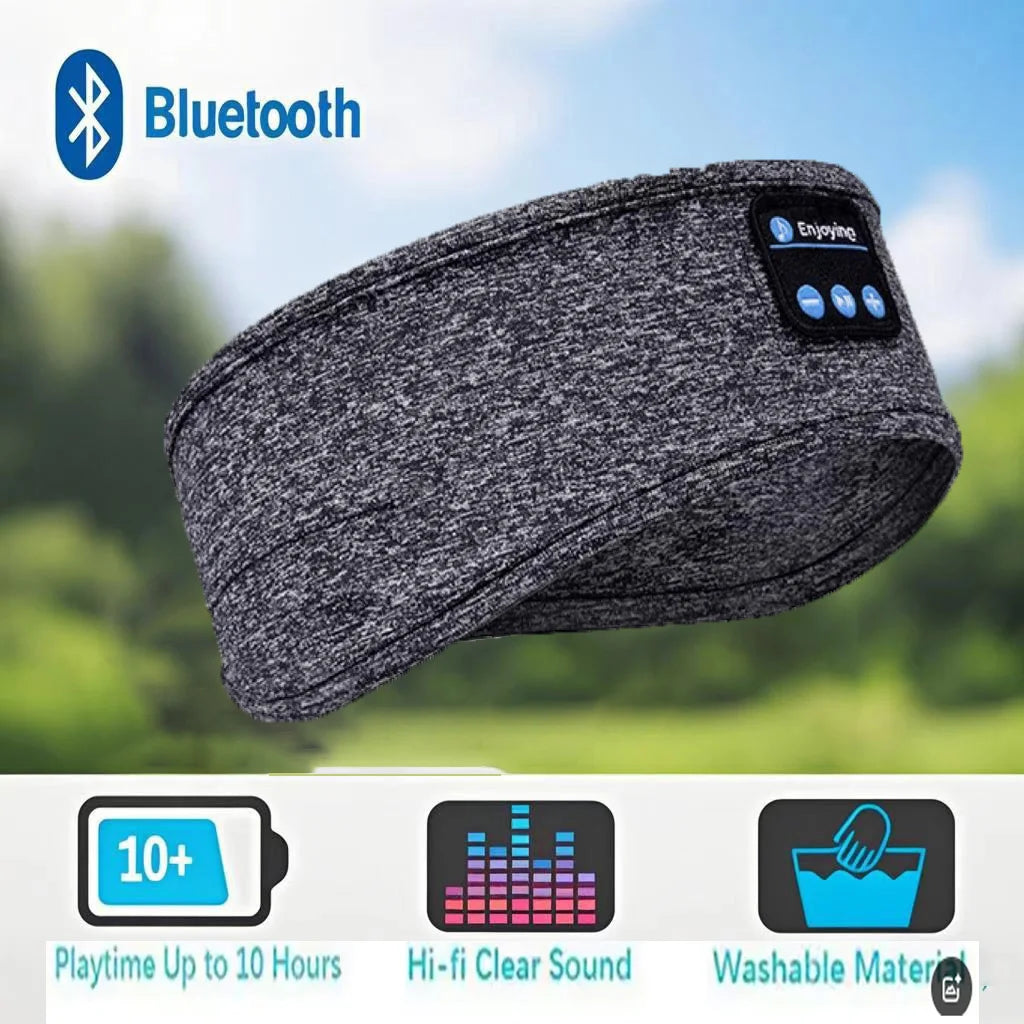 Sleep Headphones Bluetooth Headband | Wireless Music Eye Mask for Sleep