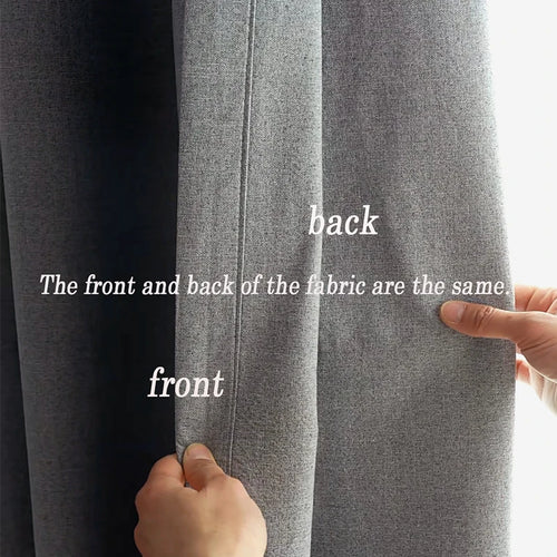 Blackout Curtains | Nod & Slumber Linen Look Bedroom Drapes