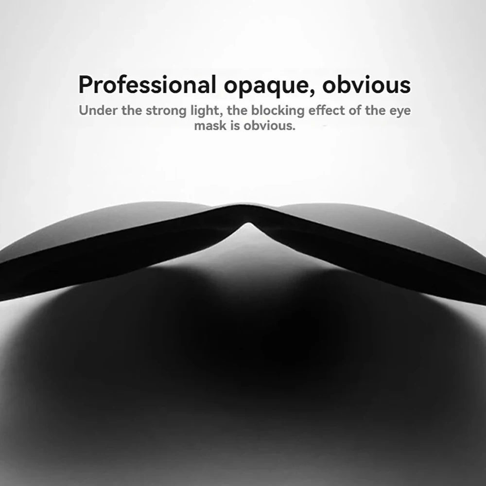 3D Sleep Eye Mask | 100% Light Blocking, Pressure-Free Contoured Fit